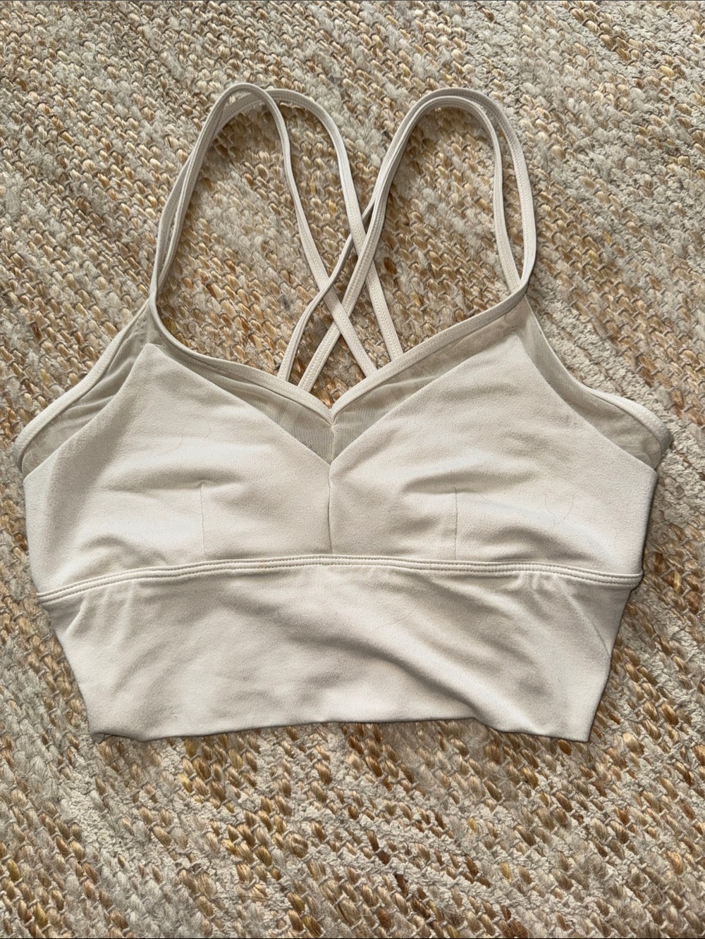 Light Beige Strappy Bralette - Women’s Intimates